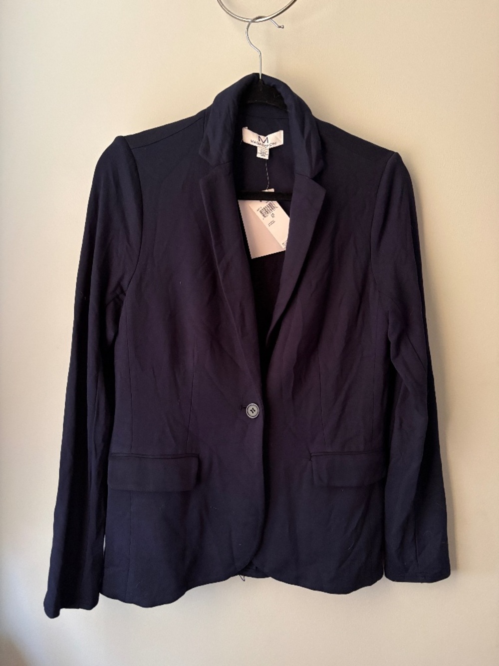 Navy Jersey Blazer